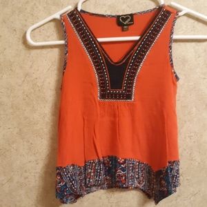 Hearts Monteau girls top. Size 7/8(S)